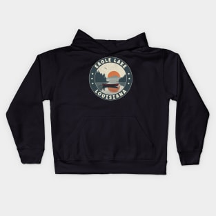 Eagle Lake Louisiana Sunset Kids Hoodie